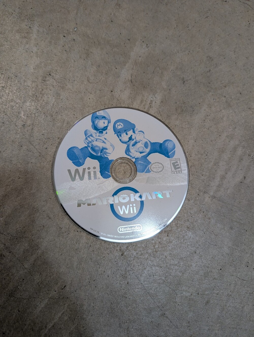 Nintendo Mario Kart Wii Disk Only Clean